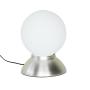 Touch Switch Bedside Lamp White And Silver