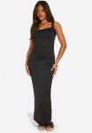 Super Soft Square Neck Maxi Dress - Black