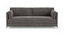 Chill Sleeper Couch Danny Steel Grey Black Metal Legs - Danny Steel Grey