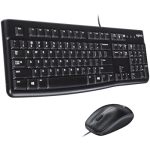 Logitech MK120 Wired Keyboard + Mouse Combo USB 2.0 Black