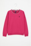 Polo Girls Terri Dropped Shoulder Sweater - Pink