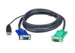 Aten 3M USB Kvm Cable With 3 In 1 Sphd