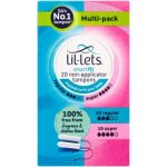 Lil-Lets Smartfit Non-applicator Tampons Multipack Regular + Super 20S