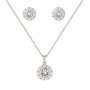 Momo Jewellery Set - Clear Crystal Rosegold