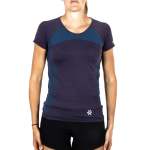 Women Tech Knit Short Sleeve Tee - XS Teal Melange