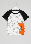 PoP Candy Reglan Sleeve Tee - Black & White
