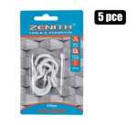 Zenith Cup-hooks White-pl-ctd 40MM 5PCE Marketplace Brits Bros
