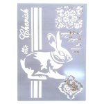 Plastic Stencil Design Bunny Square 30CM