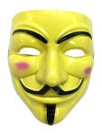 V For Vendetta Yellow Halloween Mask