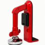 Portable Door Lock Brace And 80DB Alarm Door Stopper - Red