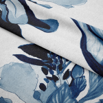 Bloom Delft Blue Fabric Per Meter