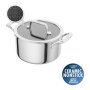 Zwilling Peak Stainless Steel Ceramic Non-stick Coating Stock Pot With Lid – 24CM