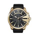 Diesel Men&apos S Mega Chief Leather Watch