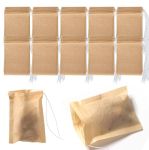 Eco Disposable Tea And Coffee Filter - Wood Pulp Material- 100 Pcs