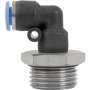 Elbow W/o-ring 6MM-1/2 M Pu Hose Fitting