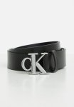 Calvin Klein Round Mono Plaque Belt 35MM - Black