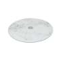 Marble Effect Turntable White