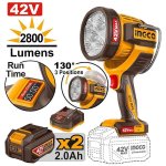 Ingco 42V Cordless Work Lamp 2800LM 2.0 Ah Kit CWLI42896