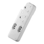 Switched 4 Way Basic Adaptor White