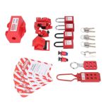 Electrical Lockout Tagout Safety Kit Prevents Accidents For Workers Industrial Work Machinery Abs Brass Stainless Steel Nylon