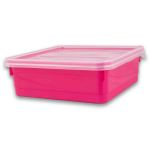Plastic Lunch Box 700ML Assorted - Square Shape