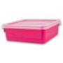 Plastic Lunch Box 700ML Assorted - Square Shape