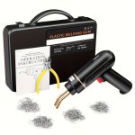 200W Cordless Plastic Welder Plastic Welding Kit With 200PCS Hot Stapler USB Rechargeable Plastic Welder Gun With 5000MAH Batter