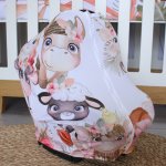 Car Seat Cover Farm Girly Jungle