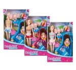 Doll Med 31CM Bonnie Family+pool Set