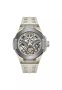Cyclone Brown Rubber Analog Automatic Watch For Men - Beige