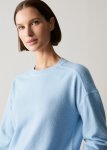 Merino Blend Forward Shoulder Seam Relaxed Crew