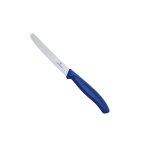Swiss Victorinox Classic Steak Knife Serr Rnd Tip Blue
