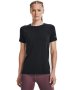 Women's Ua Seamless Run Short Sleeve - Black / Sm