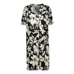 Printed Short Sleeve Tunic Dress