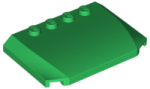 Parts Wedge 4 X 6 X 2 3 Triple Curved 52031 - Green