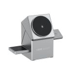 3-IN-1 Touch Rotation Magnetic Wireless Charging Cube - Grey