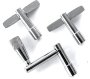 Drum Starz 3-PACK Drum Keys With Continuous Motion Speed Key