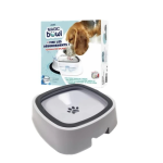 Ashcomonline 1.5L Portable Splash-proof Dog Water Bowl Silicone Treat Dispensing Toy For Dog
