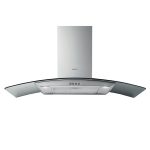 Elica 90CM Curved Glass Cooker Hood- Stainless Steel