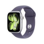 Apple Watch Series 11 Gps 46MM Silver Aluminium Case With Purple Fog Sport Band - M l - Braintree Shop