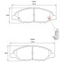 Kbc Brake Pads Front For Nissan Toyota - Spares Direct