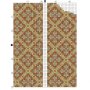 Orange & Green Cross Glasses Case 7 X 17CM