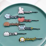 Cartoon Animal Surrounding Hair Clips - New Hot Selling Collection - Zinc Alloy Material - No Power Required - Suitable For Diy