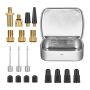 Bike Presta Valve Schrader Adaptor Kit Ball Pump Needles