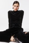 Turtleneck Thong Body - Black