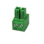 Green Connector 5.08MM Pitch L-type Top Feed 2 Way Pcb Cable Terminal Block 2PIN Plug In Screw
