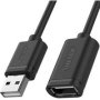 UNITEK Y-C447GBK USB2.0 Passive Extension Cable 0.5M Black