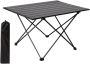 Multipurpose Roll Top Aluminium Rectangular Camping Table With Carry Bag