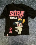 H&m Black Ninjago T Shirt 2 4Y
