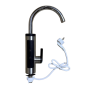 304 Stainless Steel Kitchen Faucet Hot Cold With Water Hoses Included